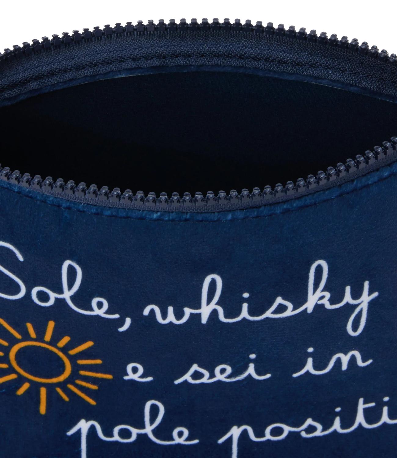 Mc2 Saint Barth Pochette Aline Stampa Natale Blu Unisex
