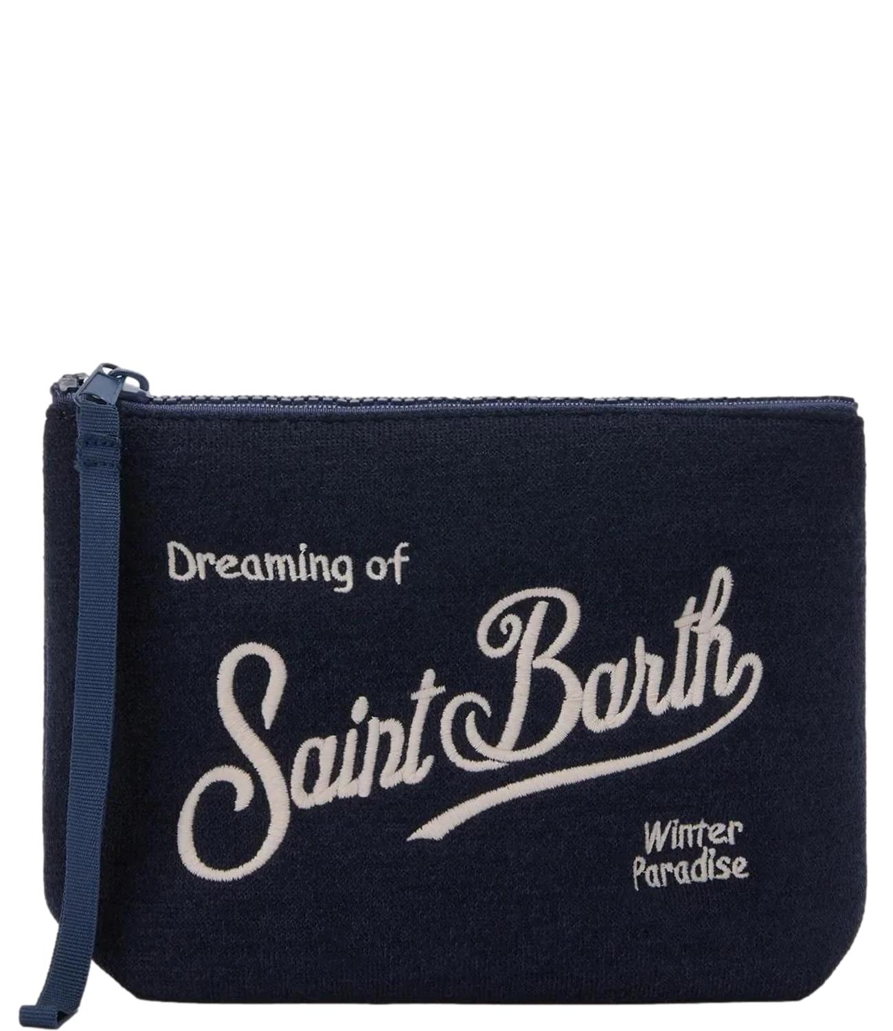 Mc2 Saint Barth Pochette Aline Woll Blu Unisex