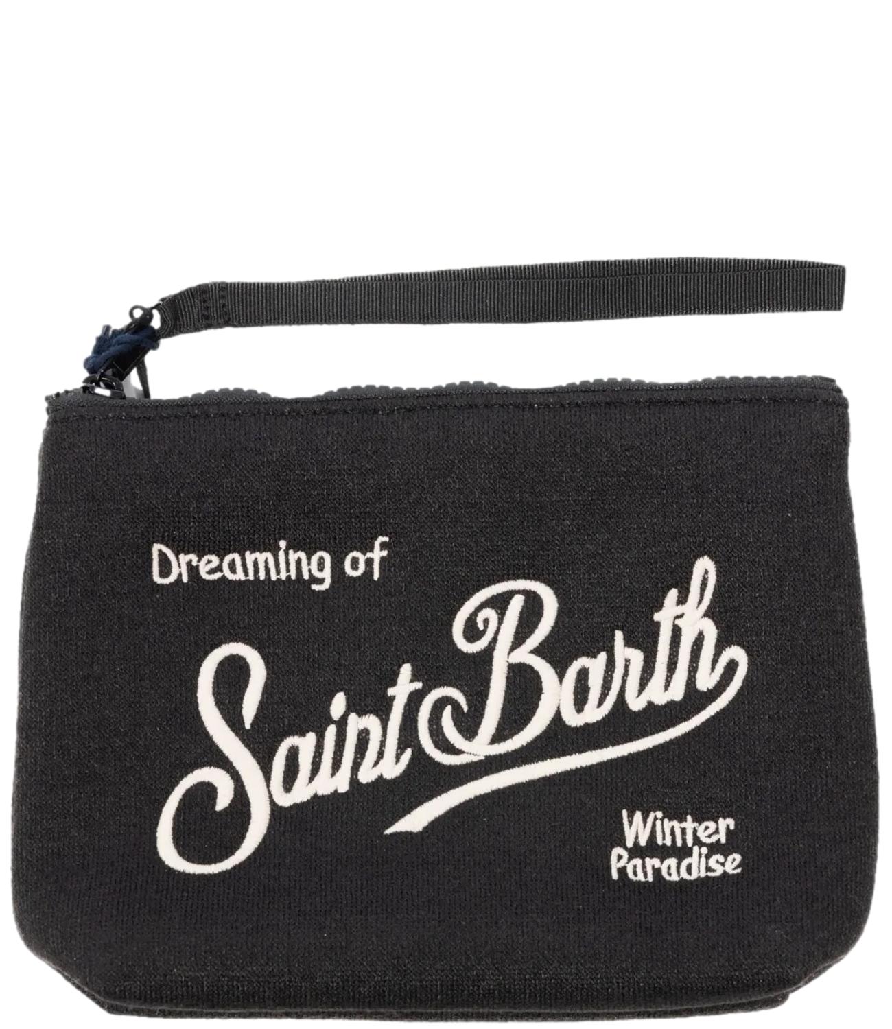Mc2 Saint Barth Pochette Aline Woll Nero Unisex