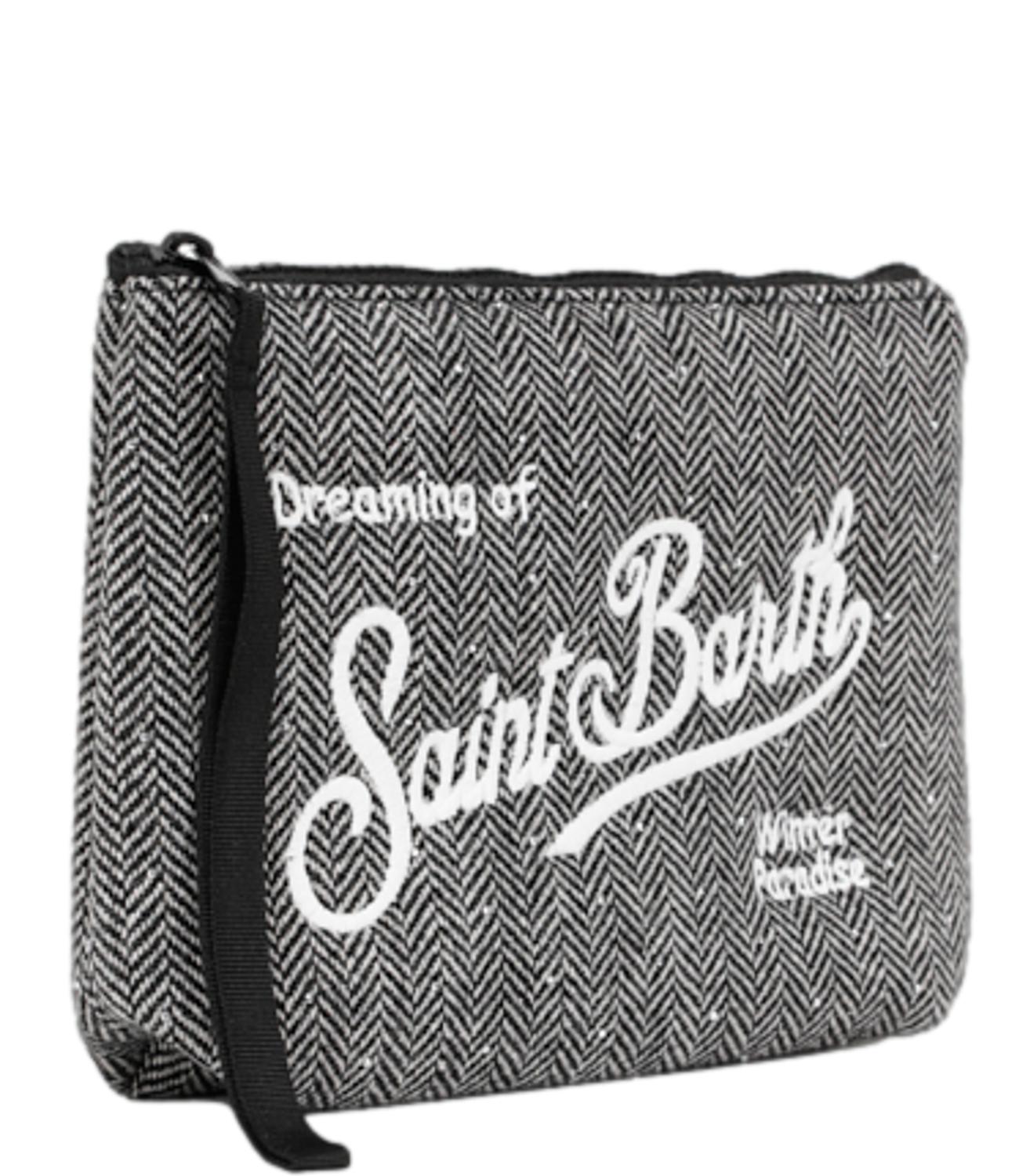 Mc2 Saint Barth Pochette Aline Spigato Grigio Donna