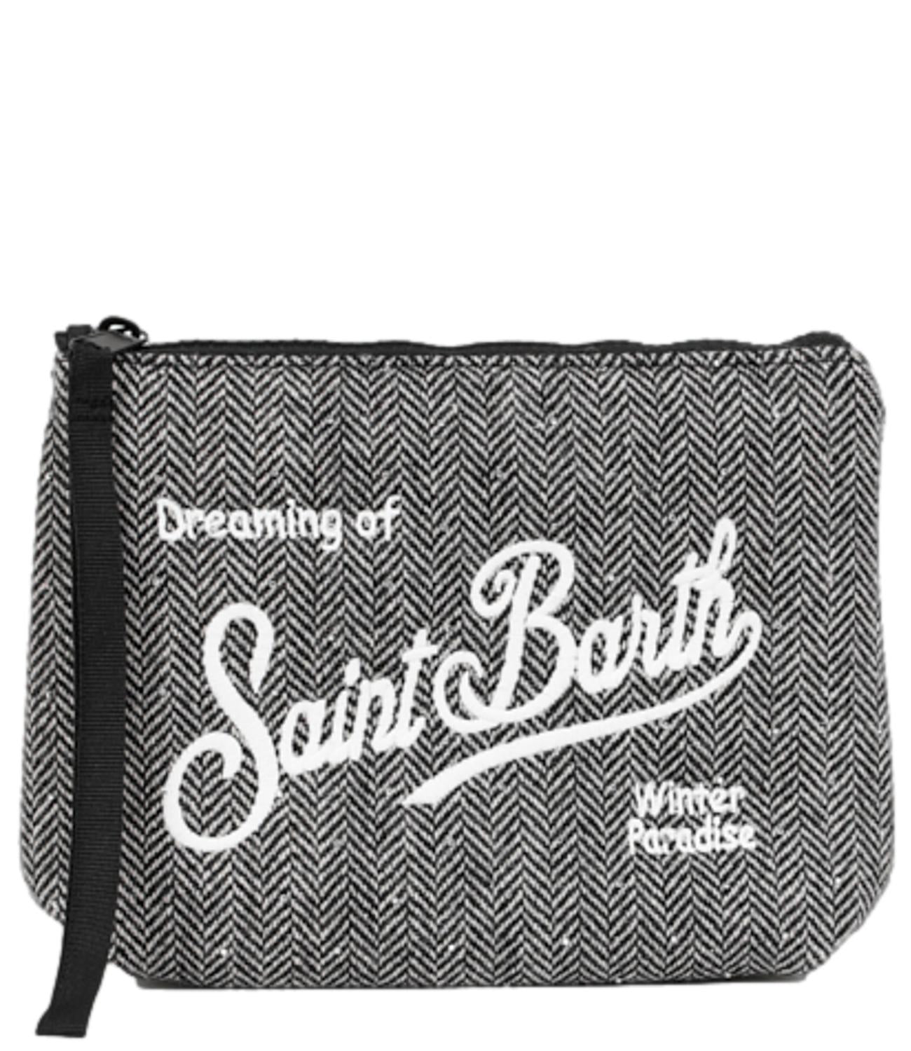 Mc2 Saint Barth Pochette Aline Spigato Grigio Donna