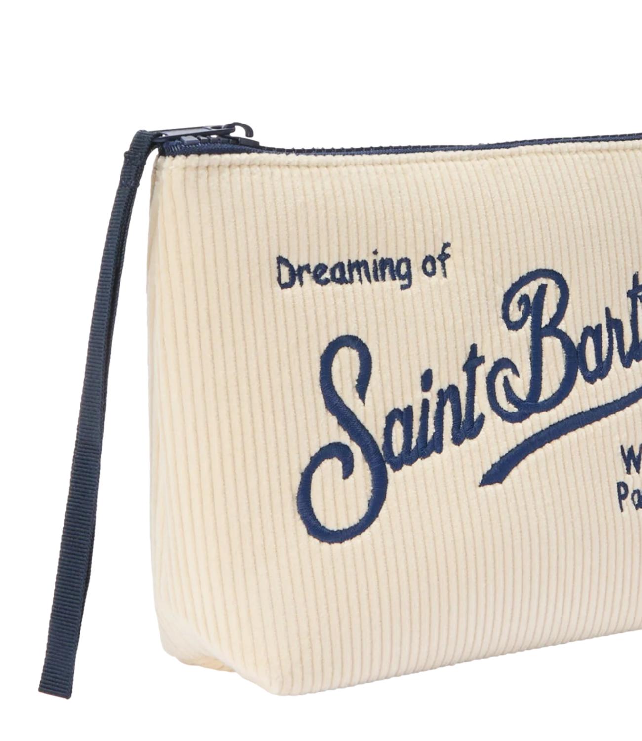 Mc2 Saint Barth Pochette Aline Corduroy Beige Unisex
