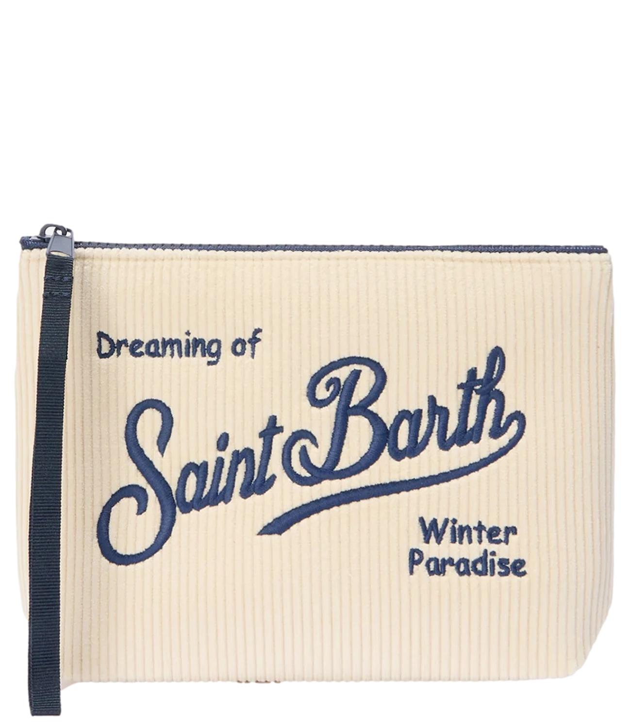 Mc2 Saint Barth Pochette Aline Corduroy Beige Unisex