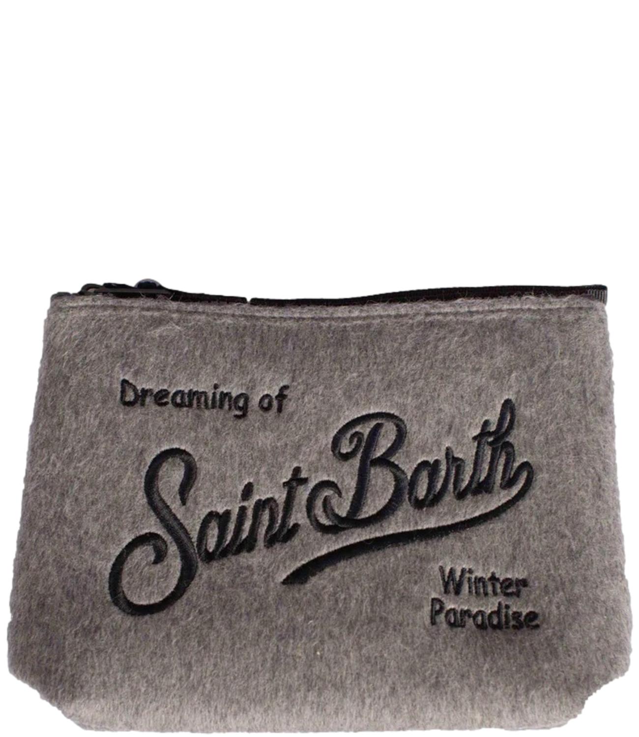 Mc2 Saint Barth Pochette Aline Felt Grigio Unisex