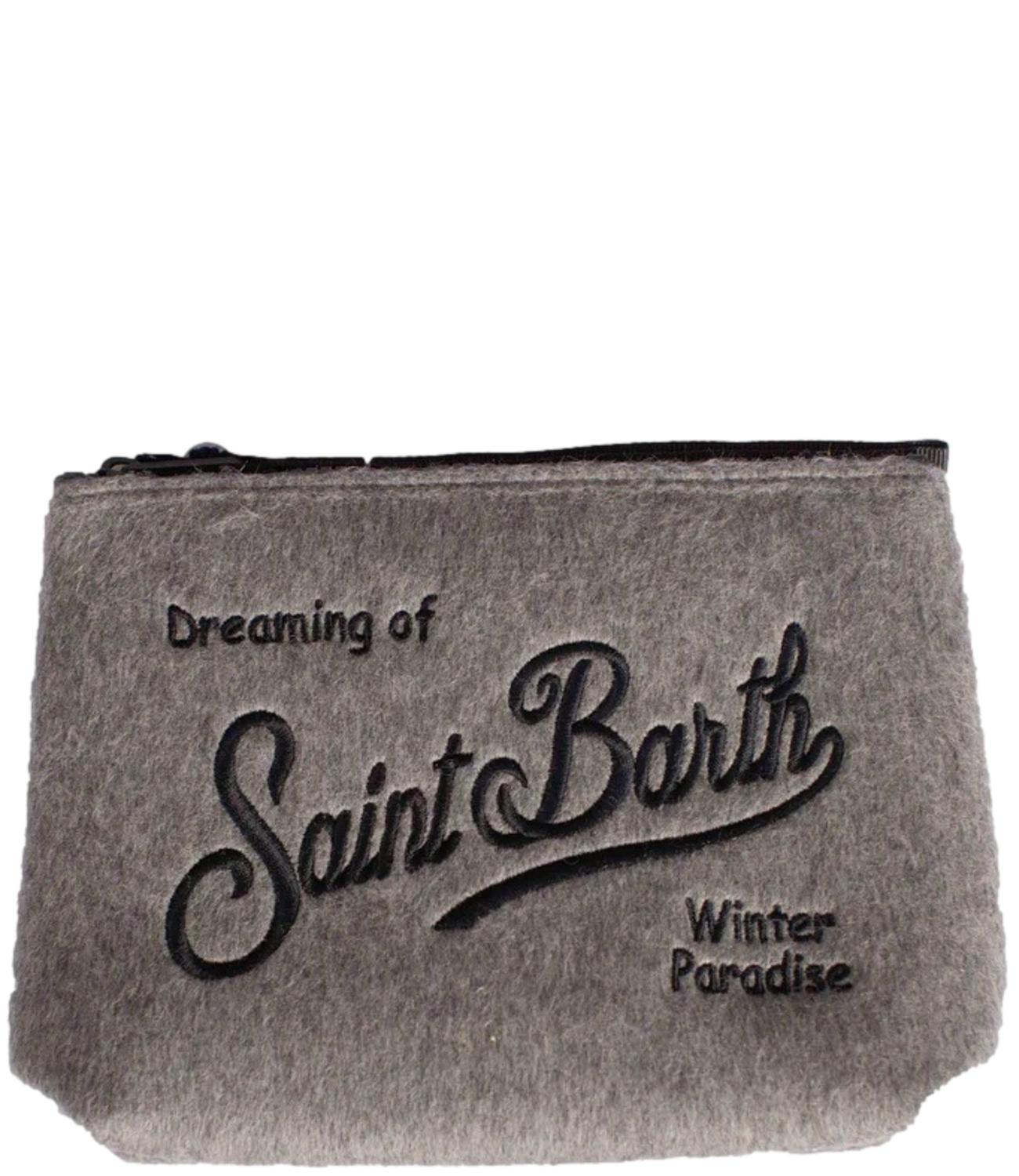 Mc2 Saint Barth Pochette Aline Felt Grigio Unisex