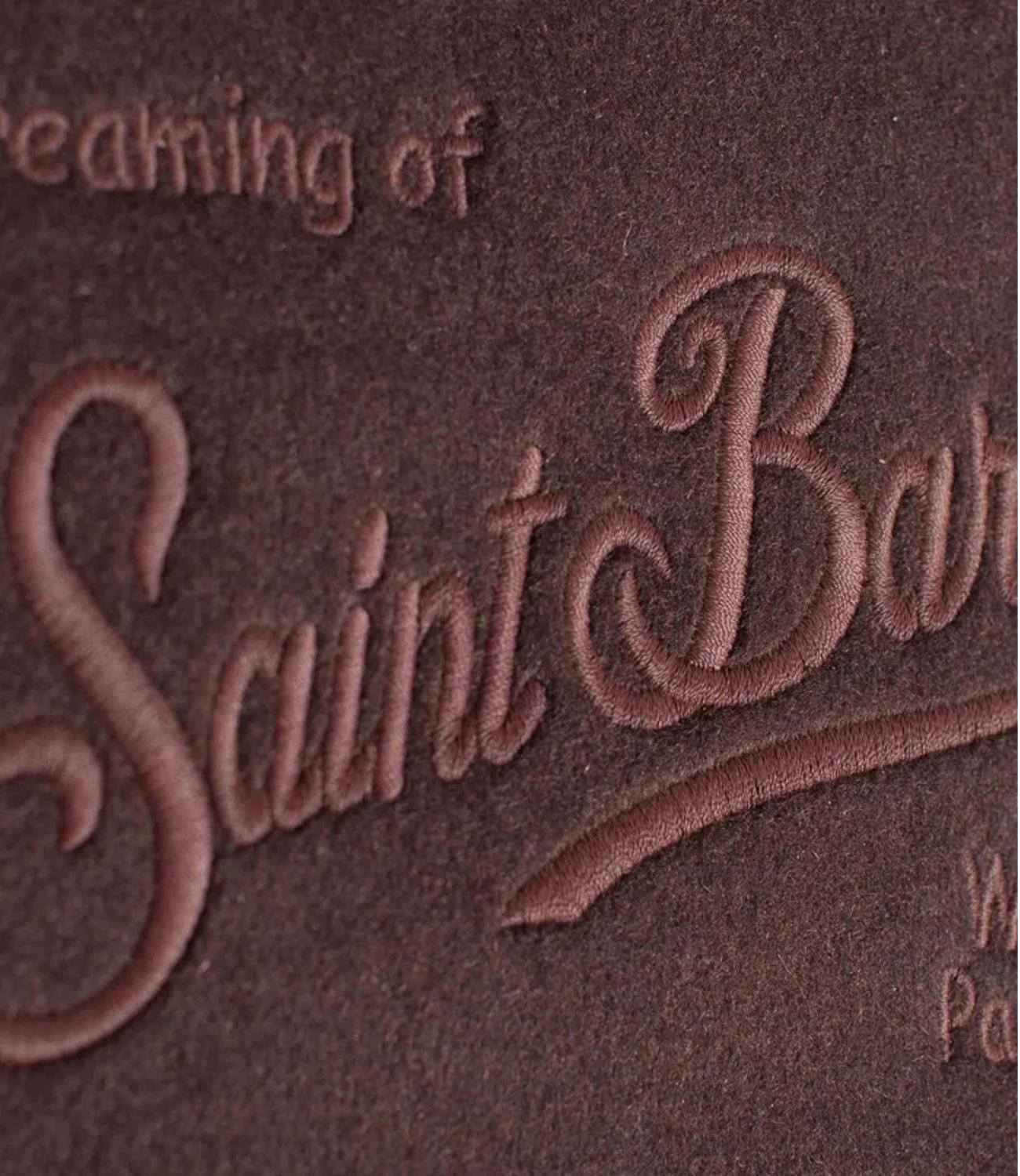 Mc2 Saint Barth Pochette Aline Felt Brown Unisex