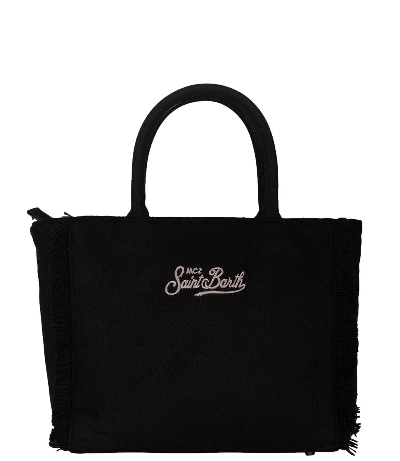 Mc2 Saint Barth Borsa Colette Felt Nero Donna