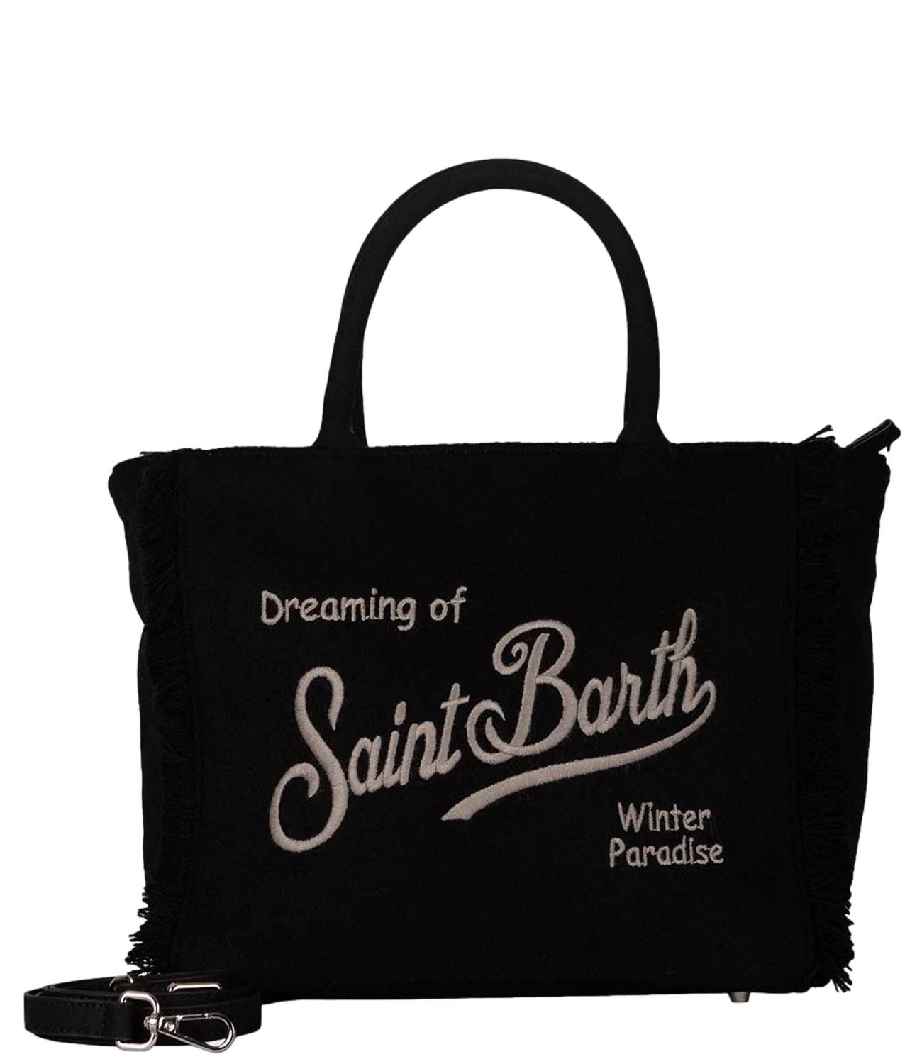 Mc2 Saint Barth Borsa Colette Felt Nero Donna