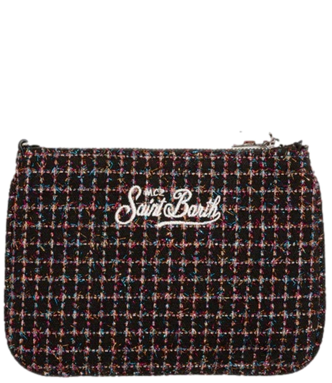 Mc2 Saint Barth Borsa Parisienne Mini Tweed Shiny Donna