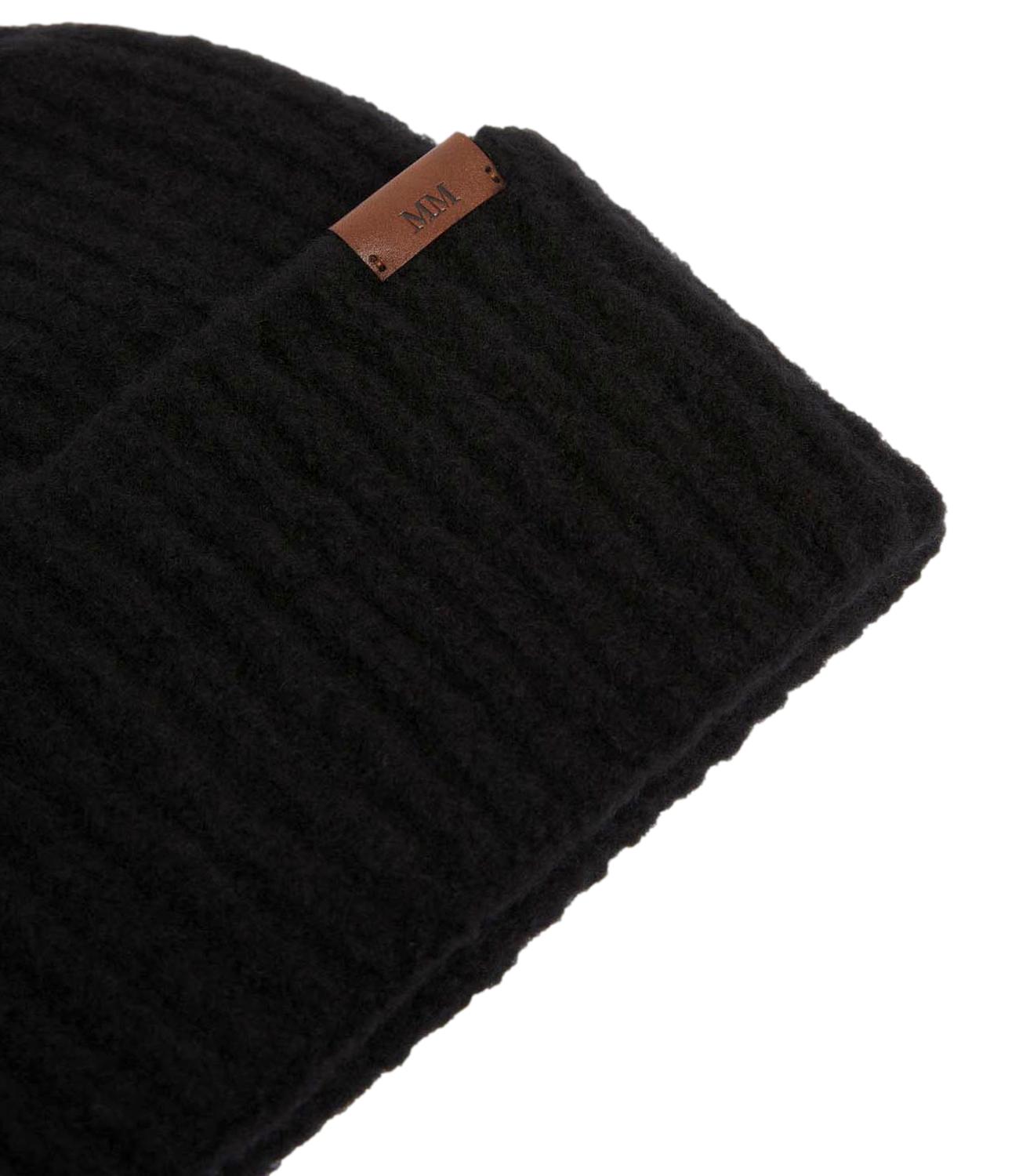 MM Berretto Warren Nero Melange Donna