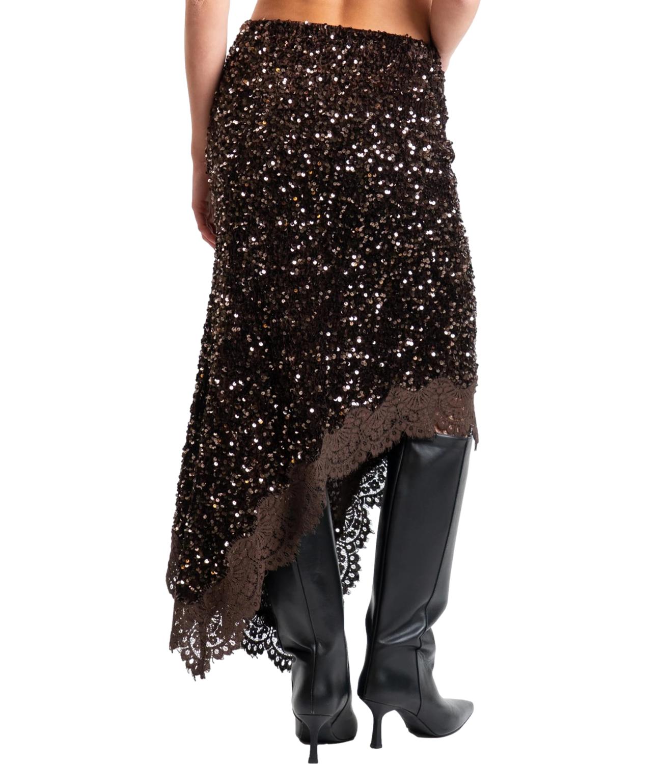 Motel Gonna Paillettes Moro Donna