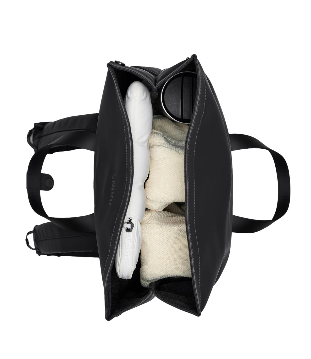 2 WAY TOTE BACKPACK nero