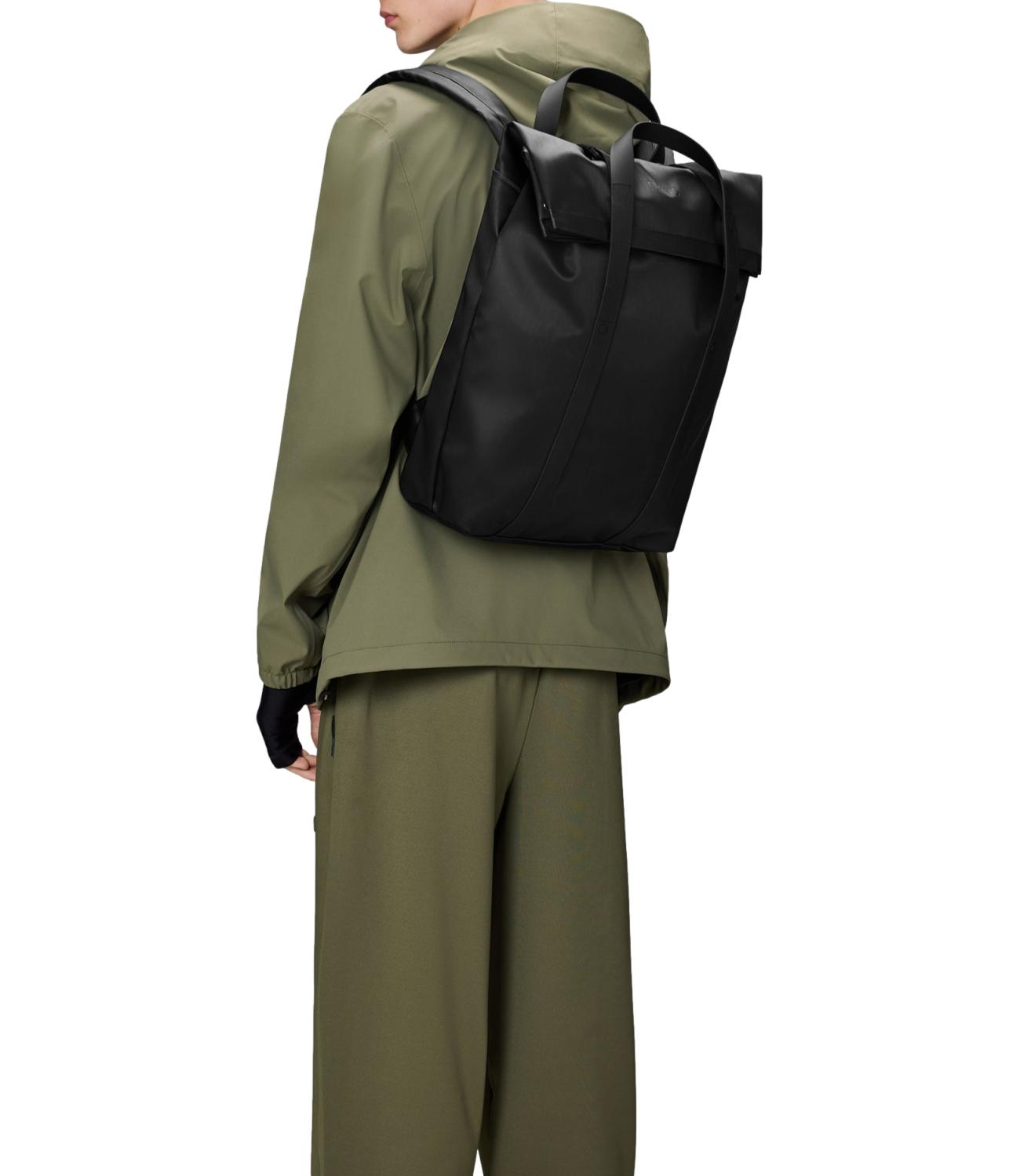 2 WAY TOTE BACKPACK nero