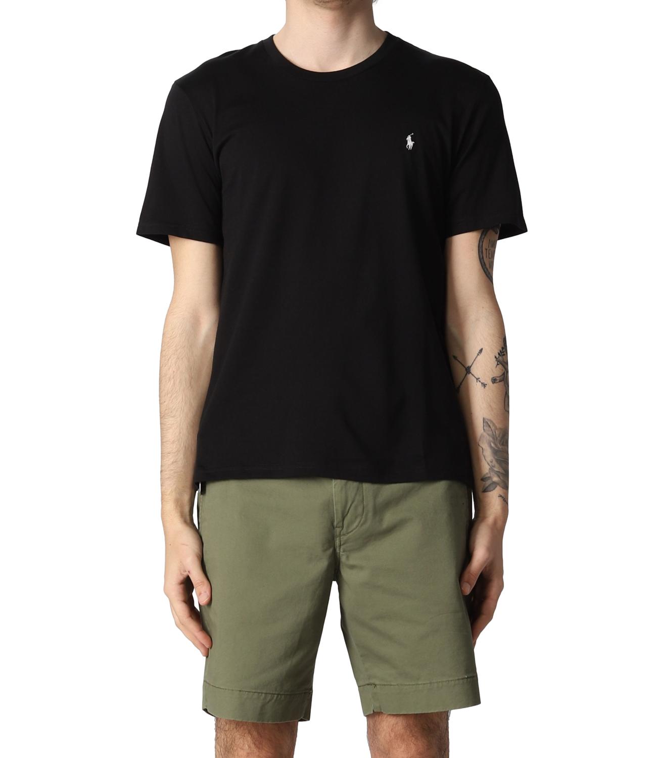 T-shirt Polo nera