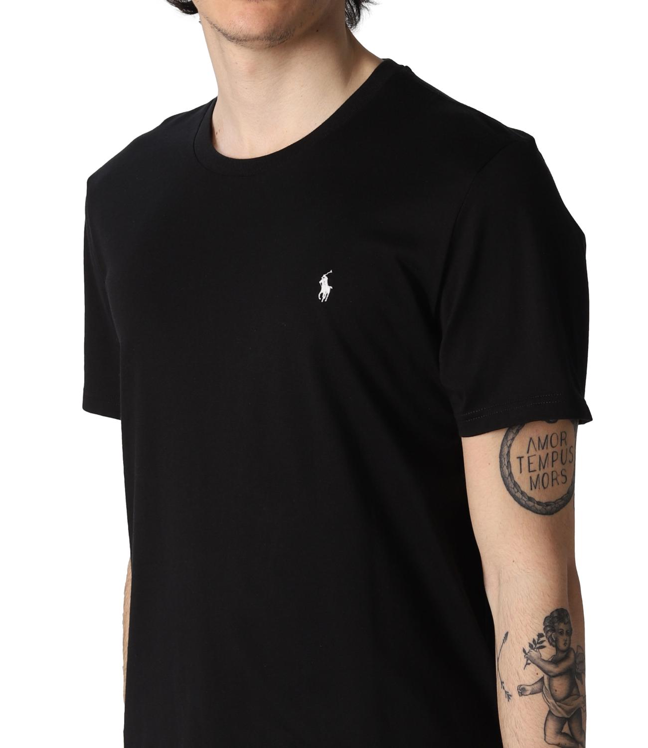 T-shirt Polo nera