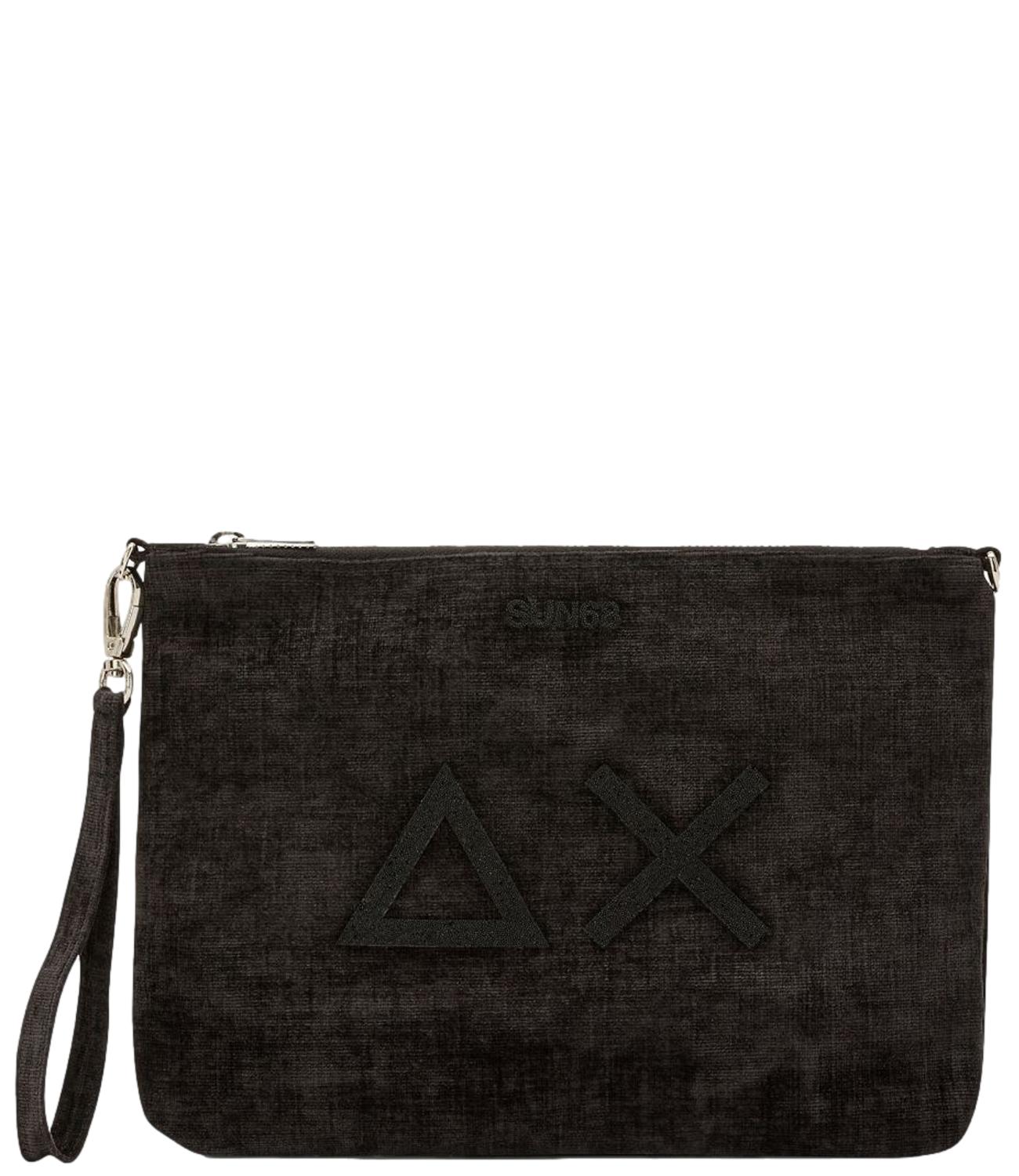 Sun68 Pochette Velvet Nero Donna