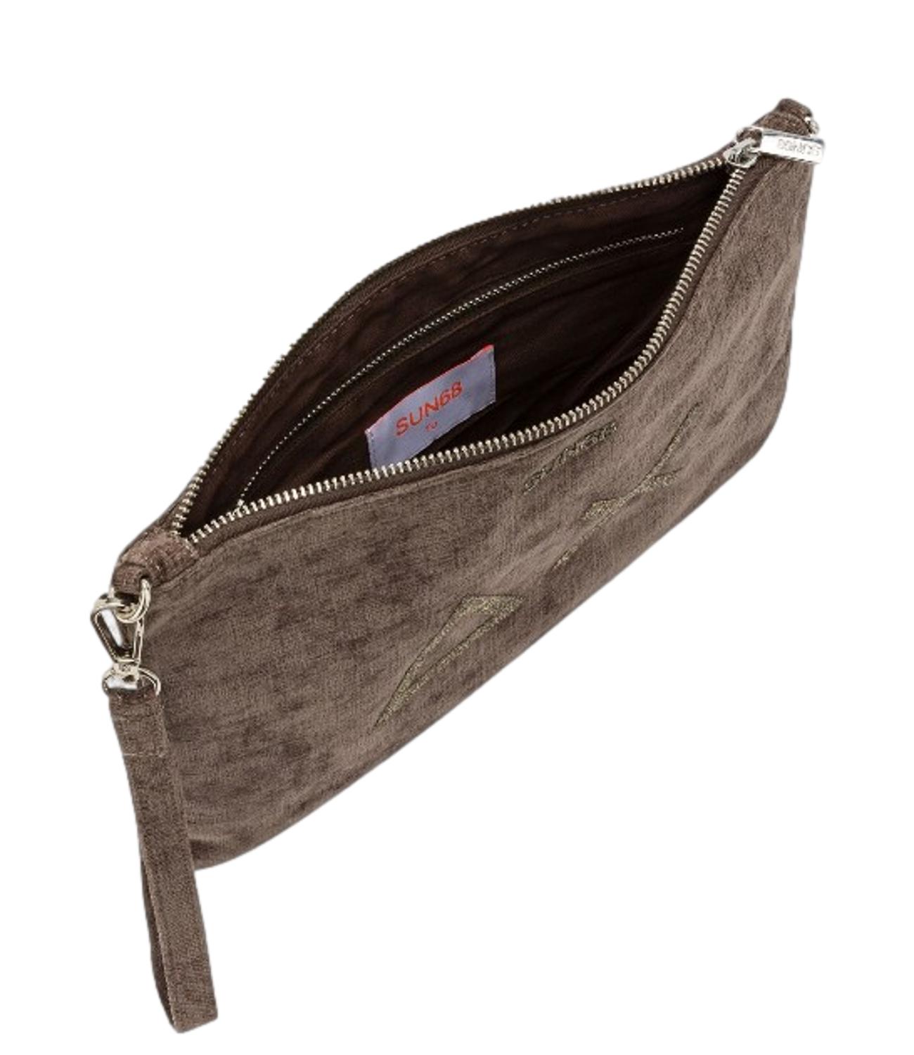 Sun68 Pochette Velvet Fango Donna