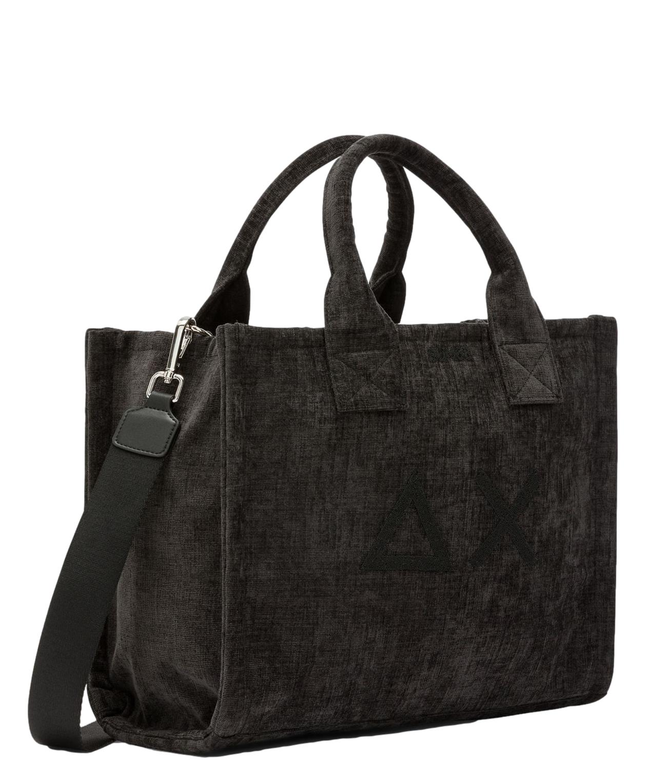 Sun68 Borsa CALI MIDI BACK VELVET Nero Donna