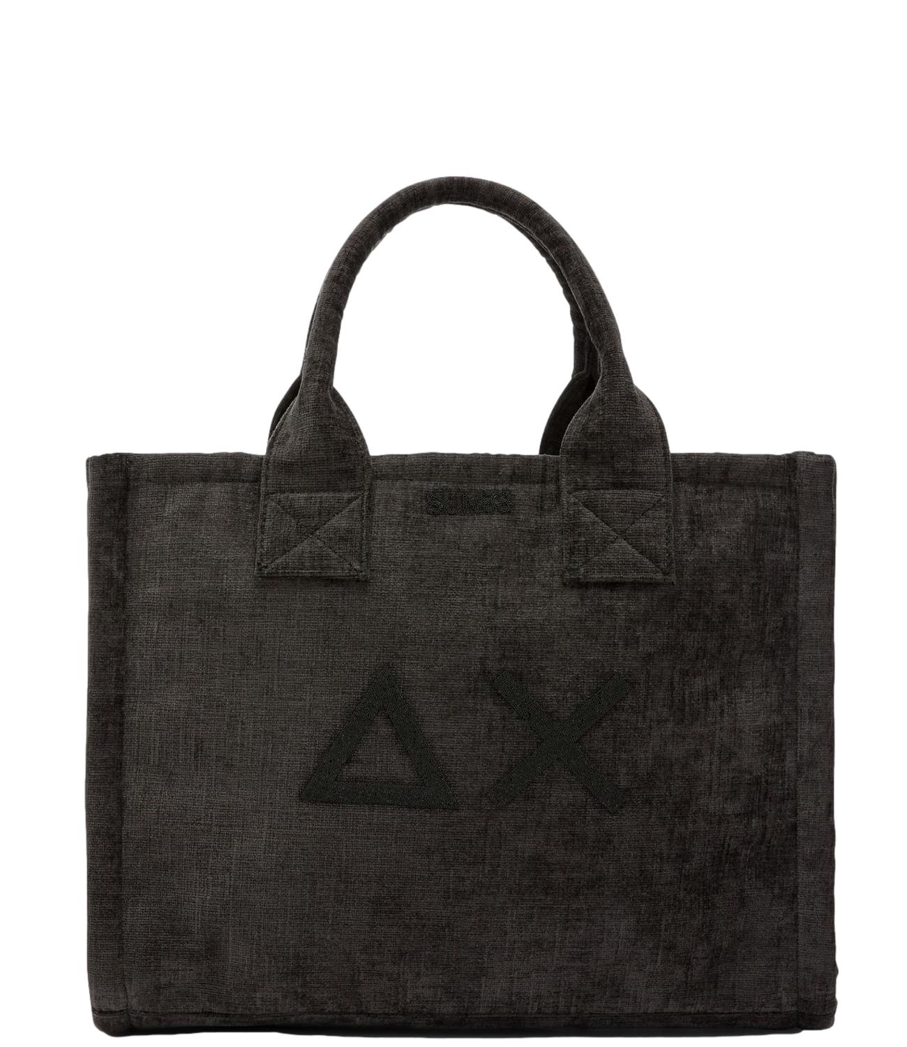 Sun68 Borsa CALI MIDI BACK VELVET Nero Donna