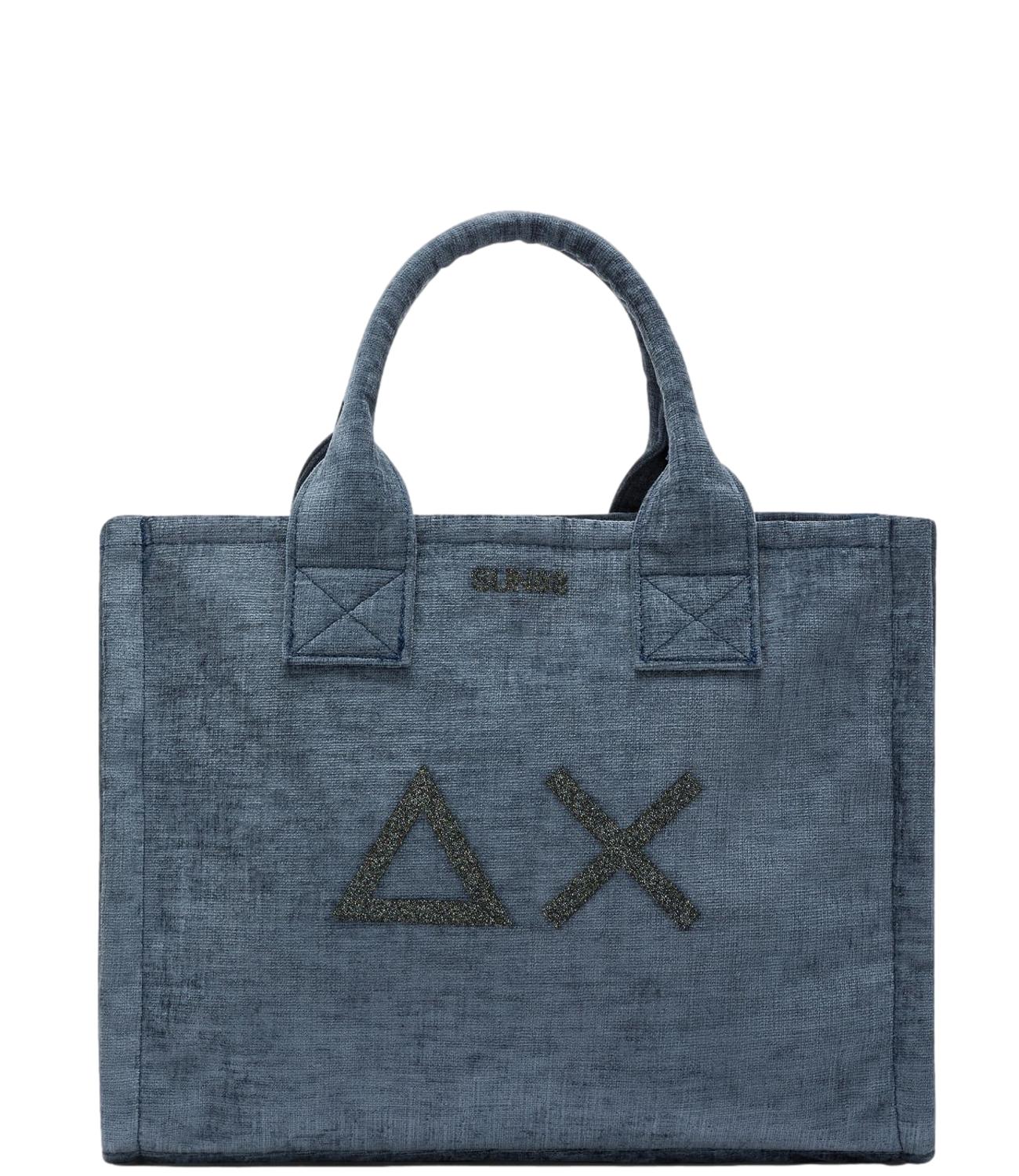 Sun68 Borsa CALI MIDI BACK VELVET Avio Donna