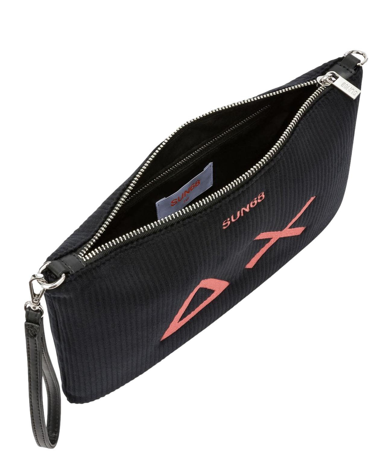 Sun68 Pochette CORDUROY Nero Donna