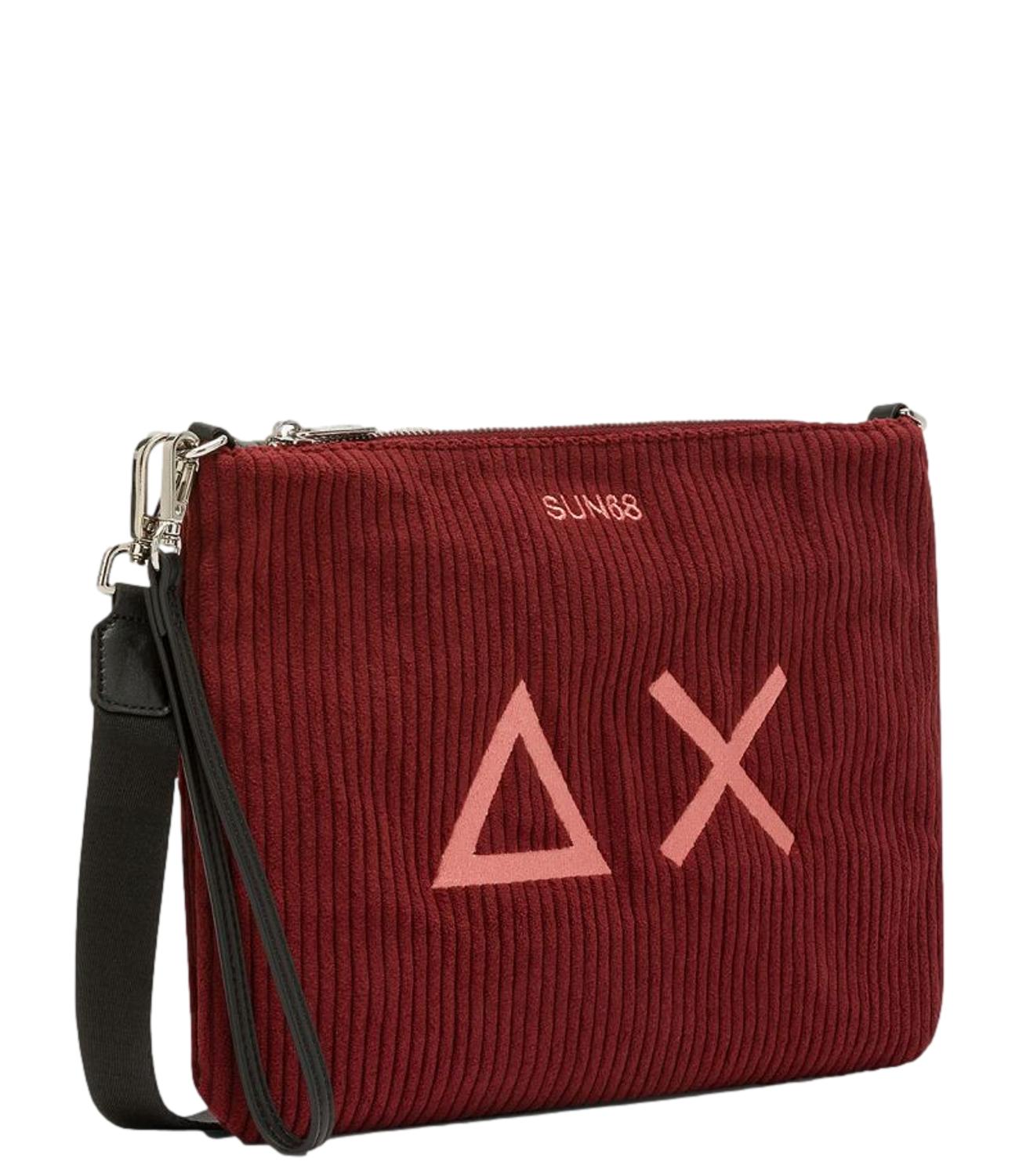 Sun68 Pochette CORDUROY Bordeaux Donna