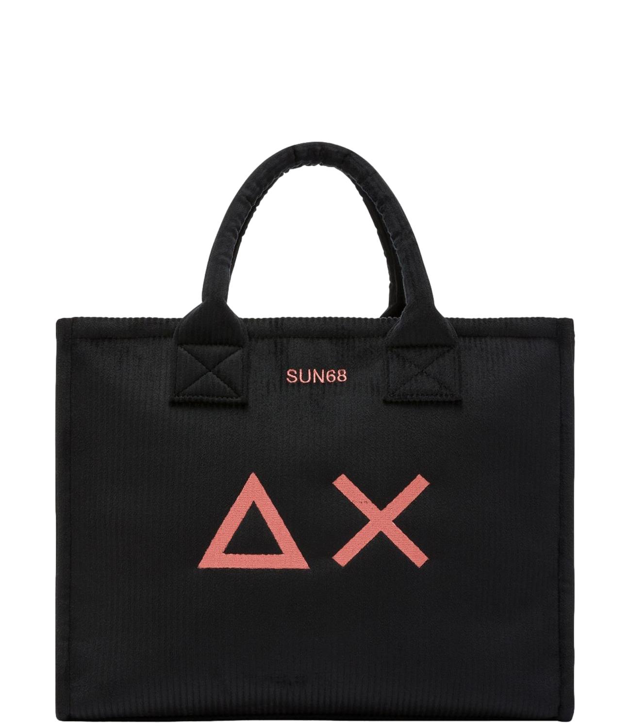 Sun68 CALI MIDI BAG CORDUROY Nero Donna