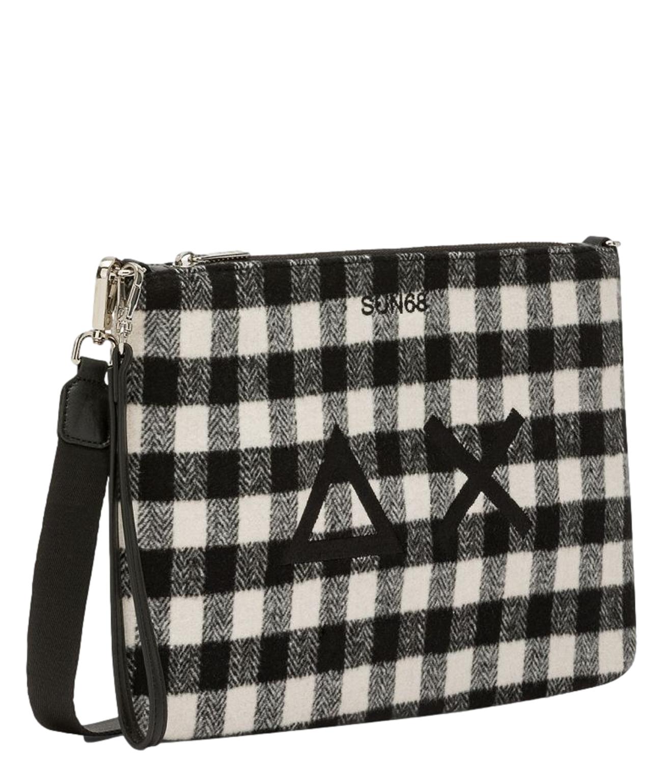 Sun68 POCHETTE TARTAN Nero Donna