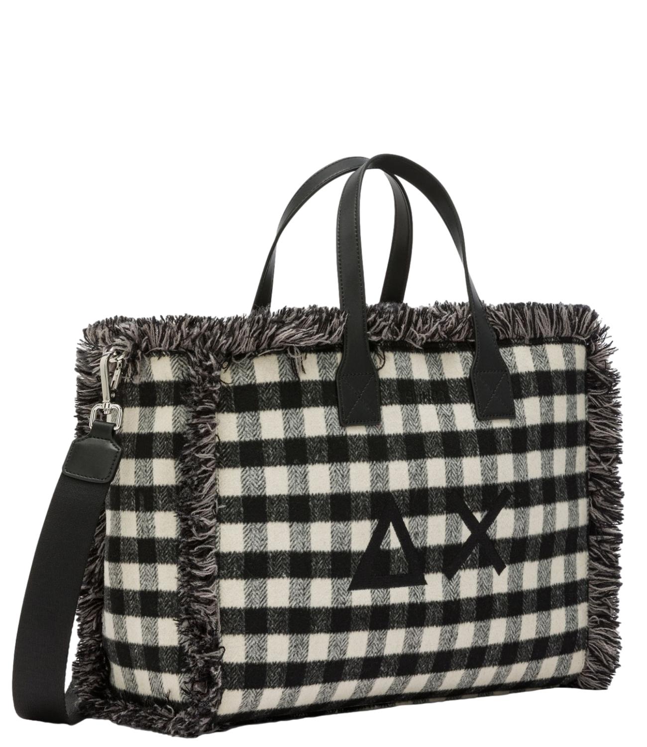 Sun68 CALI MIDI BAG TARTAN Nero Donna