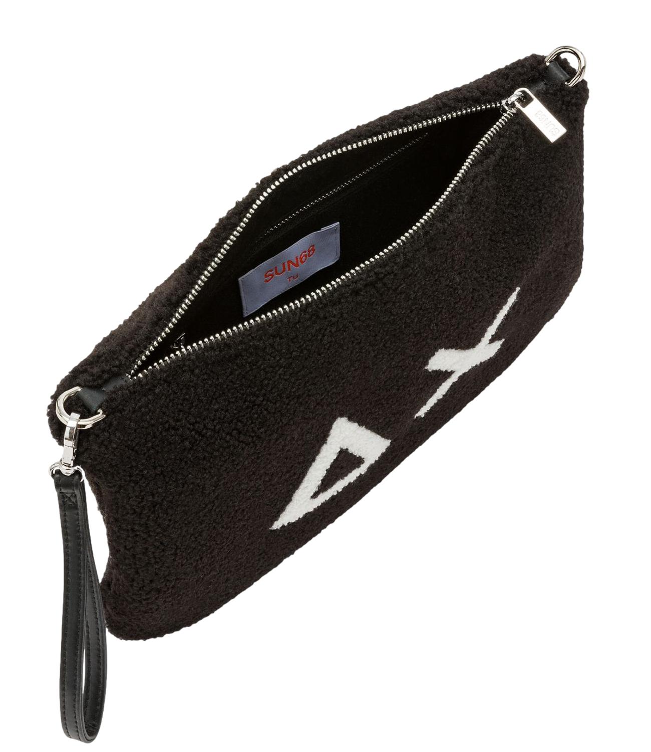 Sun68 POCHETTE TEDDY Nero Donna