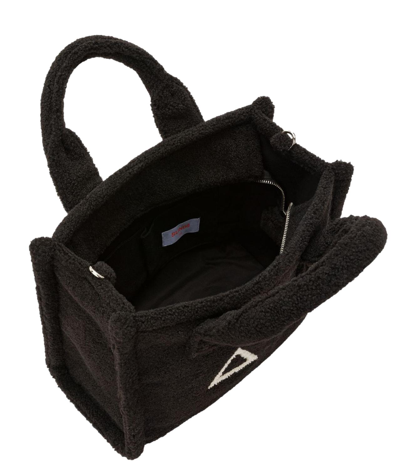 Sun68 CALI MIDI BAG TEDDY Nero Donna