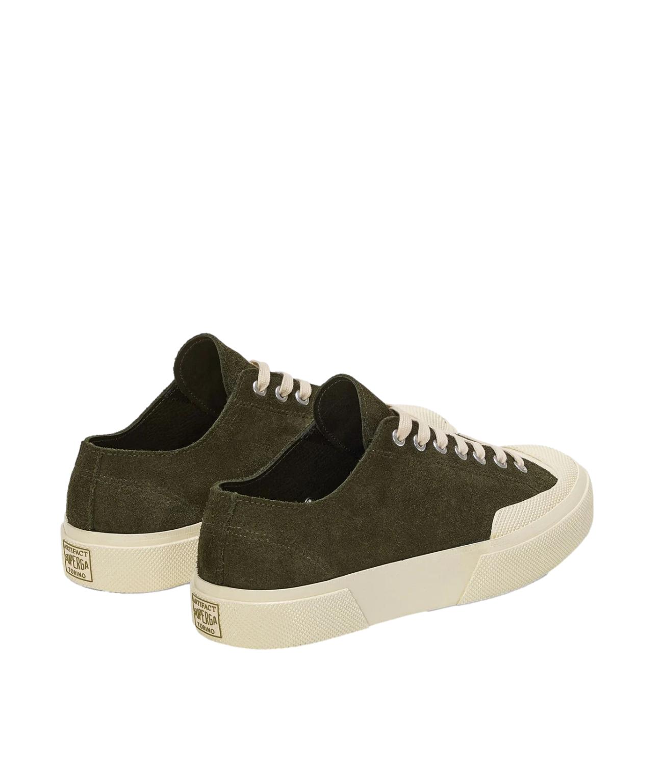 Work Suede Flesh Out Green academia off white
