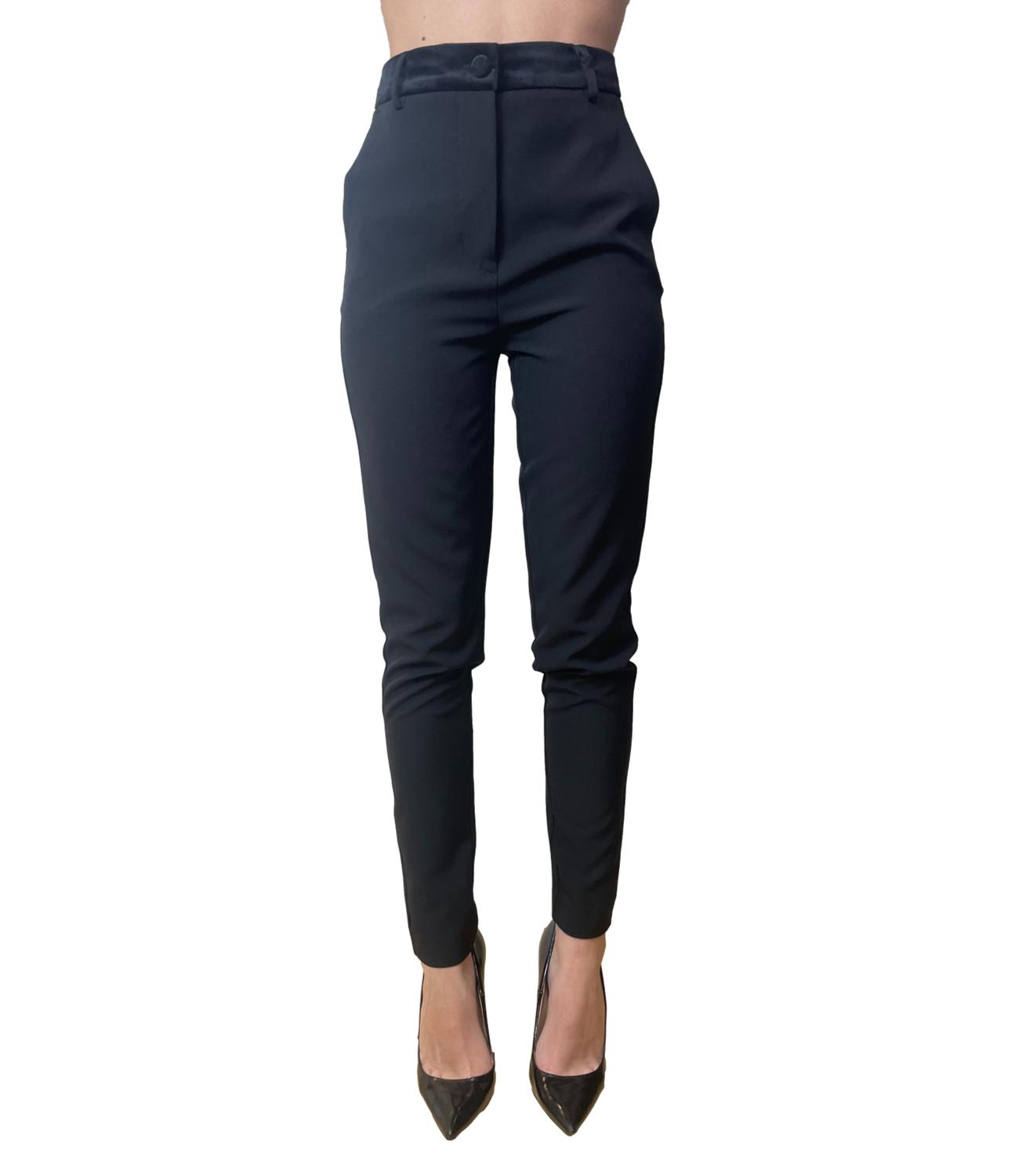 VICOLO pantalone nero donna