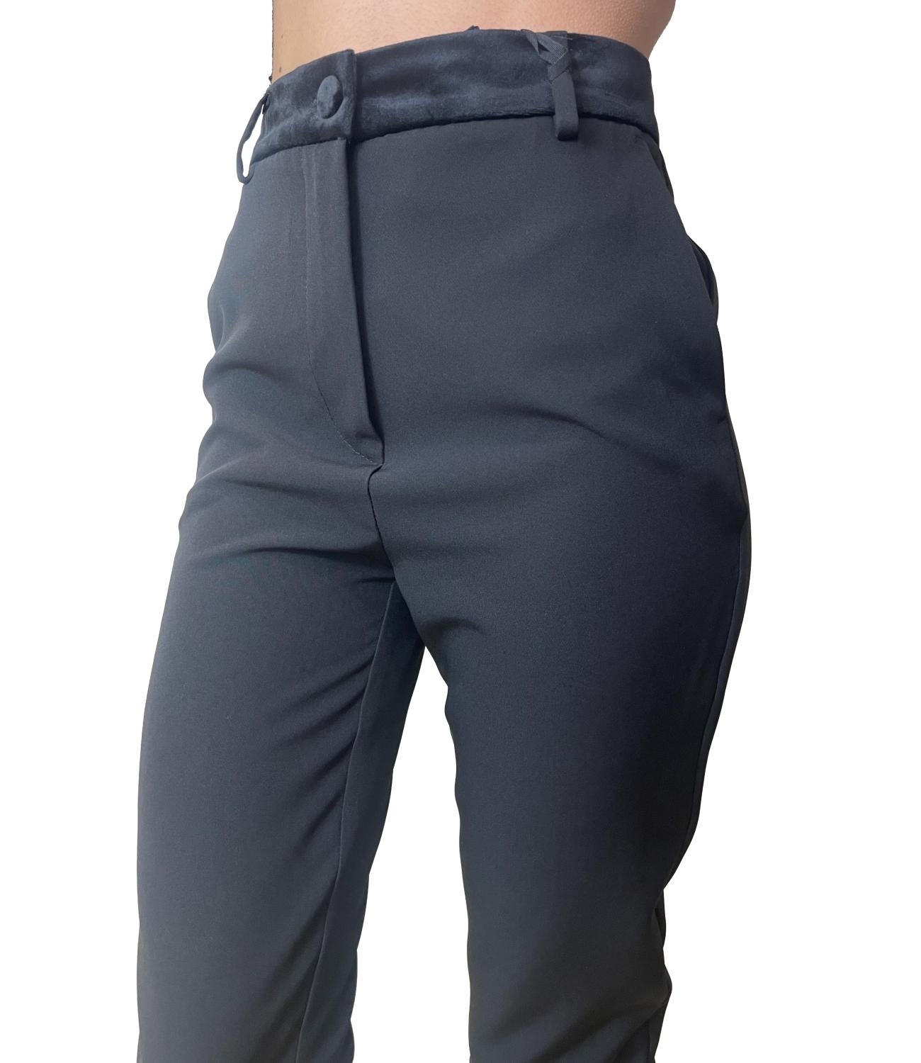 VICOLO pantalone nero donna