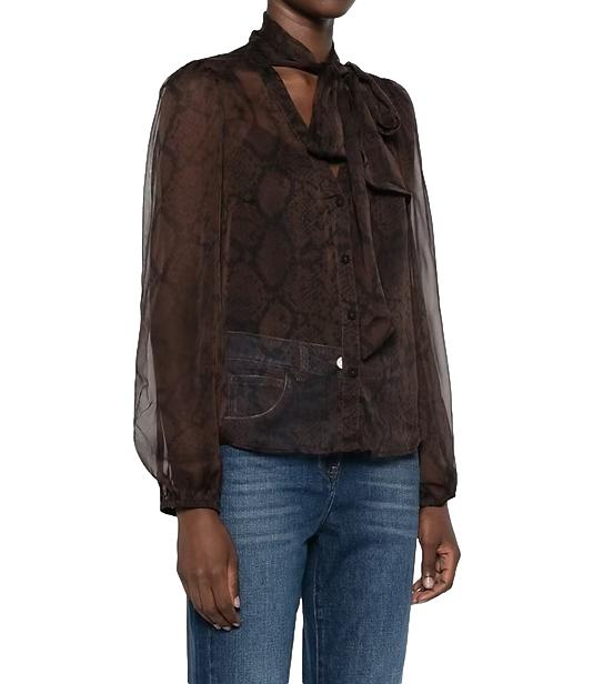 Actitude Twinset Camicia da Donna - St.pitone - 262ap2210