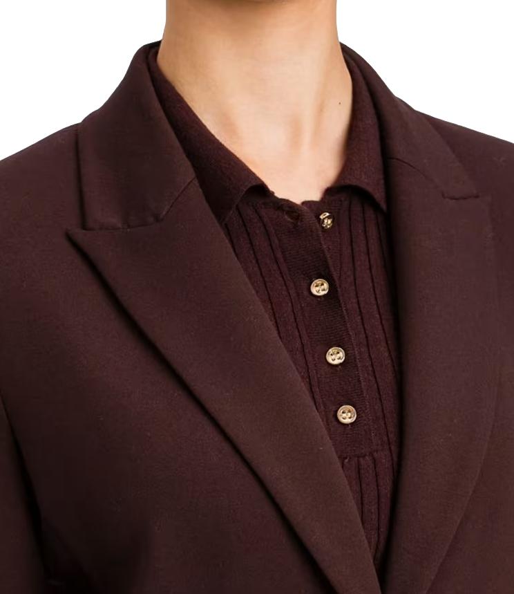 Actitude Twinset Giacca da Donna - Chocolate Plum - 262ap2520