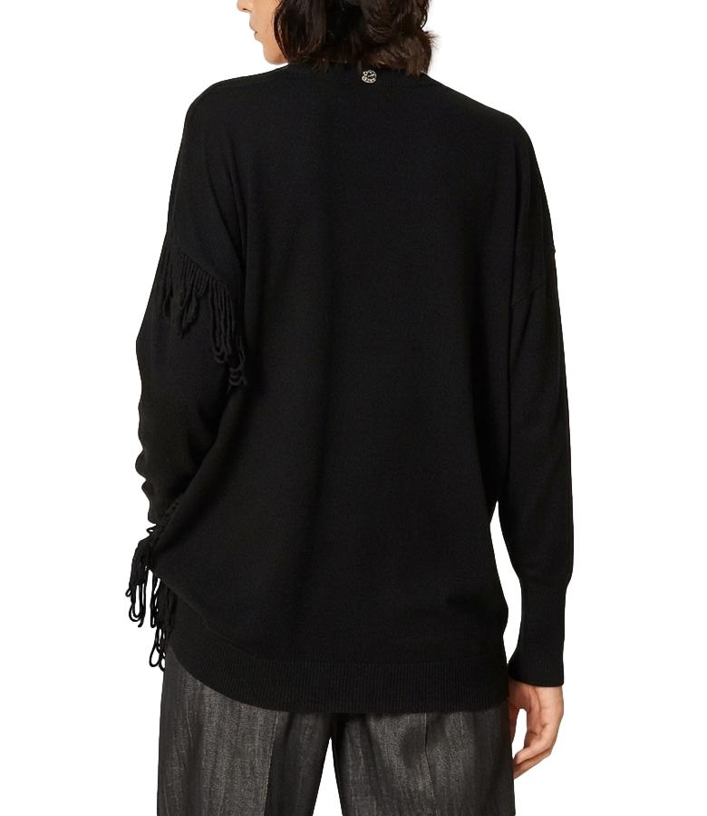 Actitude Twinset Maglia da Donna - Nero - 262ap3012