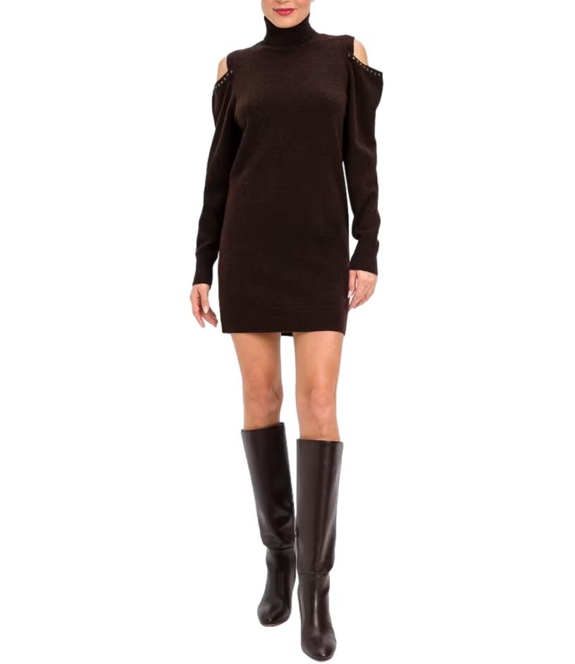 Actitude Twinset Abito da Donna - Chocolate Plum - 262ap3172