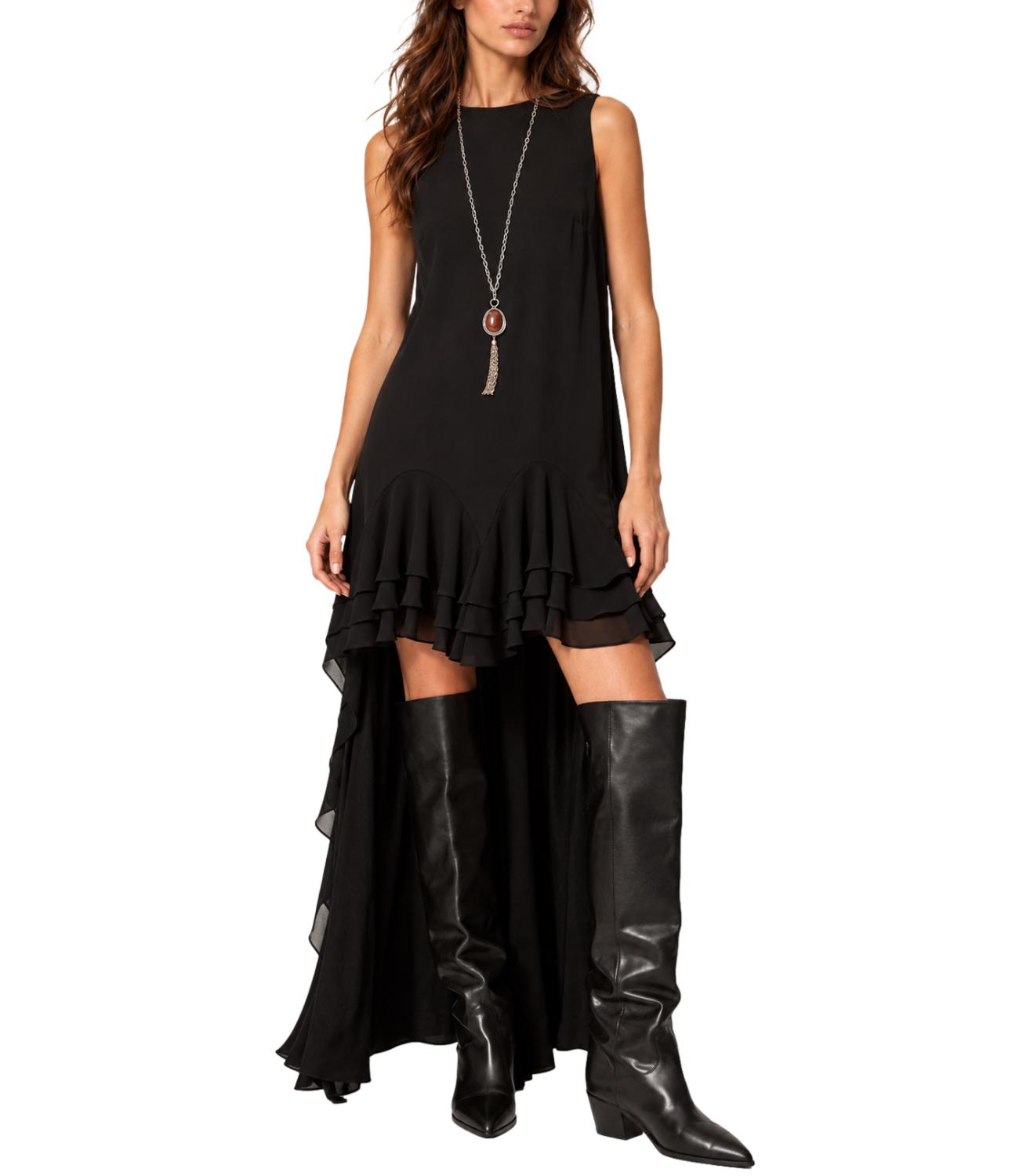 Actitude Twinset Abito da Donna - Nero - 262aq2083