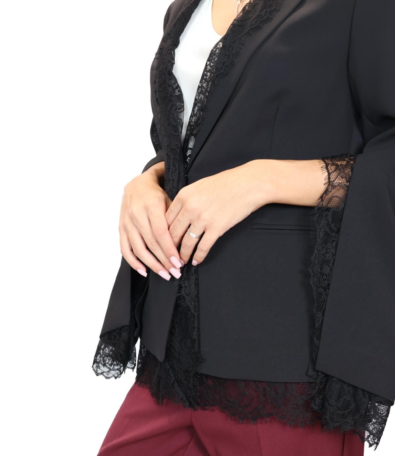 Actitude Twinset Blazer da Donna - Nero - 262at2070