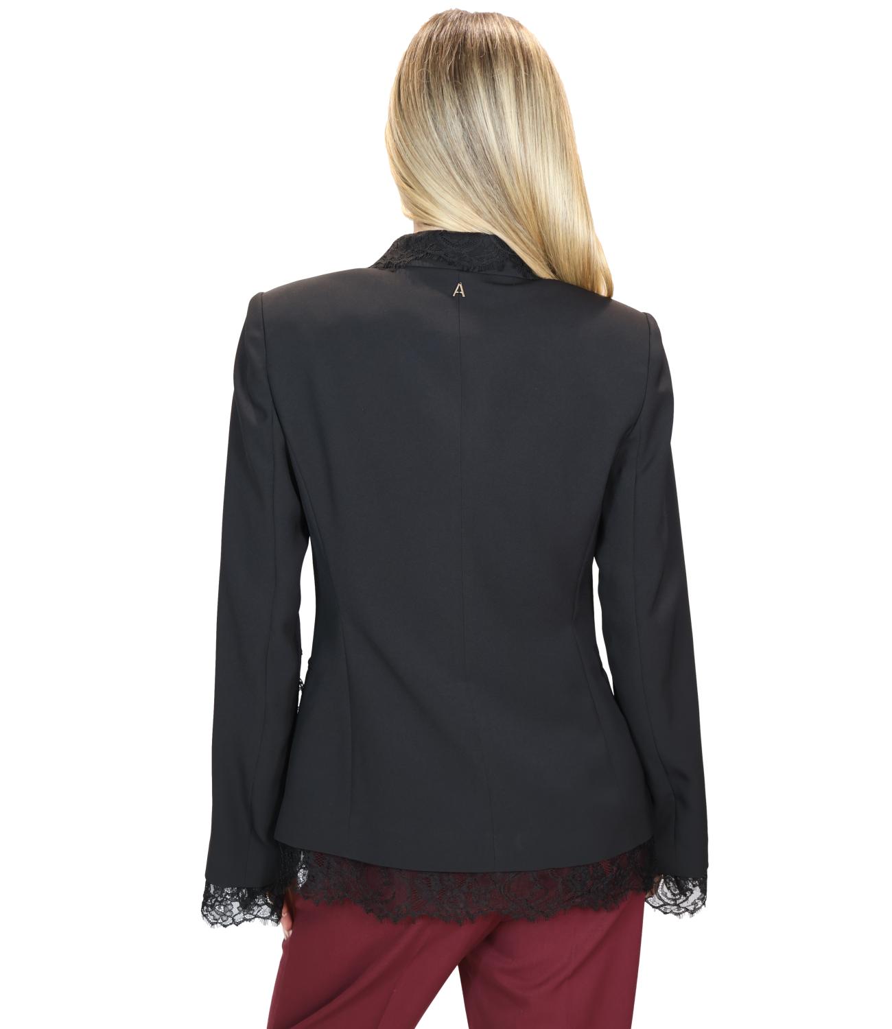 Actitude Twinset Blazer da Donna - Nero - 262at2070