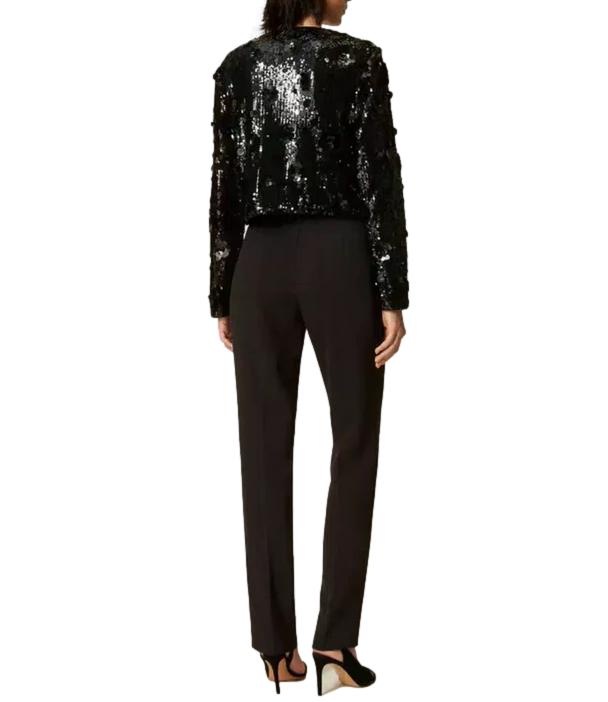 Actitude Twinset Pantalone da Donna - Nero - 262at2072
