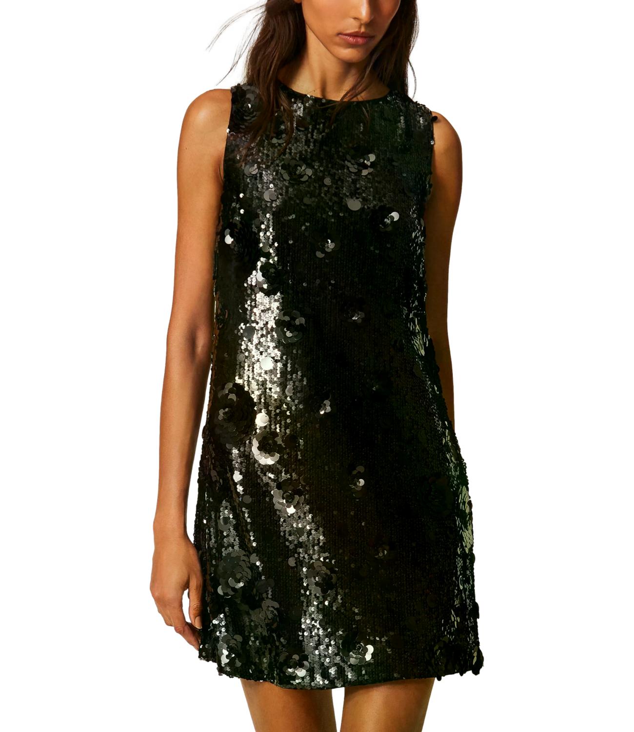 Actitude Twinset Abito da Donna - Nero - 262at2111