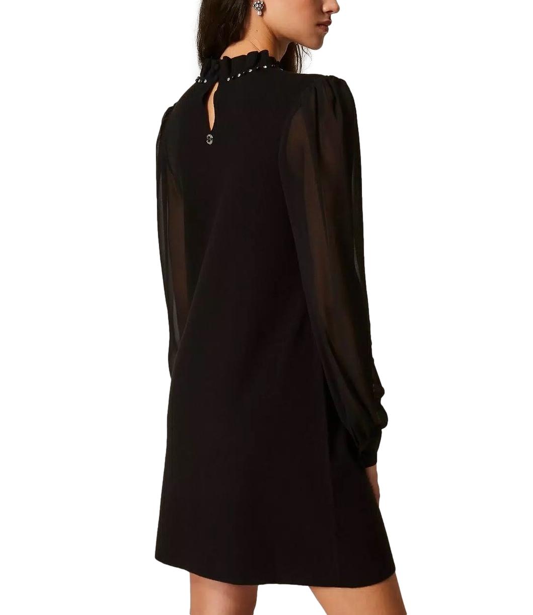 Actitude Twinset Abito da Donna - Nero - 262at3111