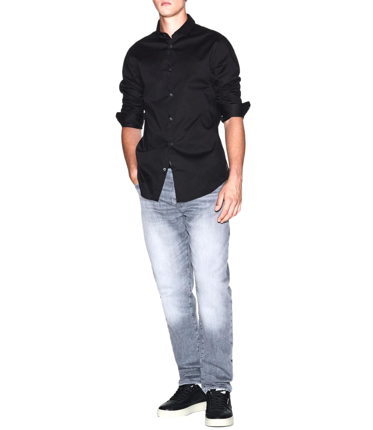 Armani Exchange Camicia da Uomo - Black - 8nzc31zn28z