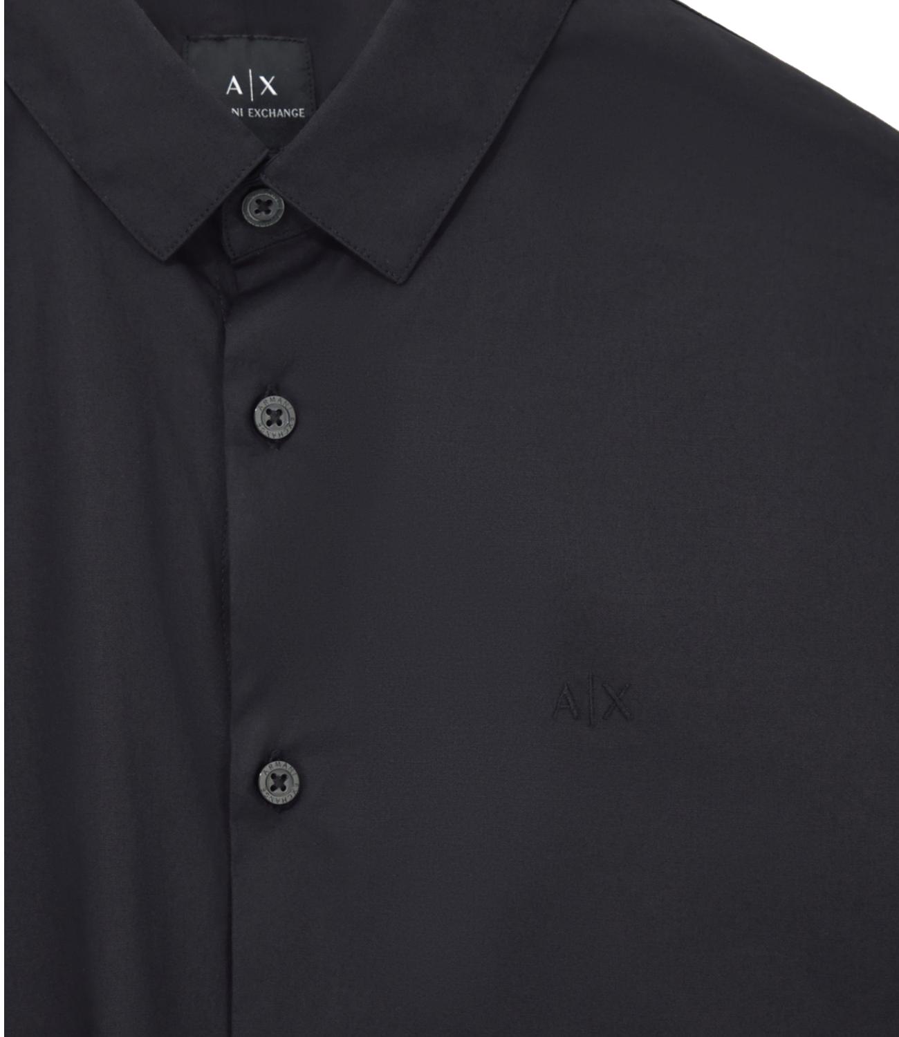 Armani Exchange Camicia da Uomo - Black - 8nzc31zn28z