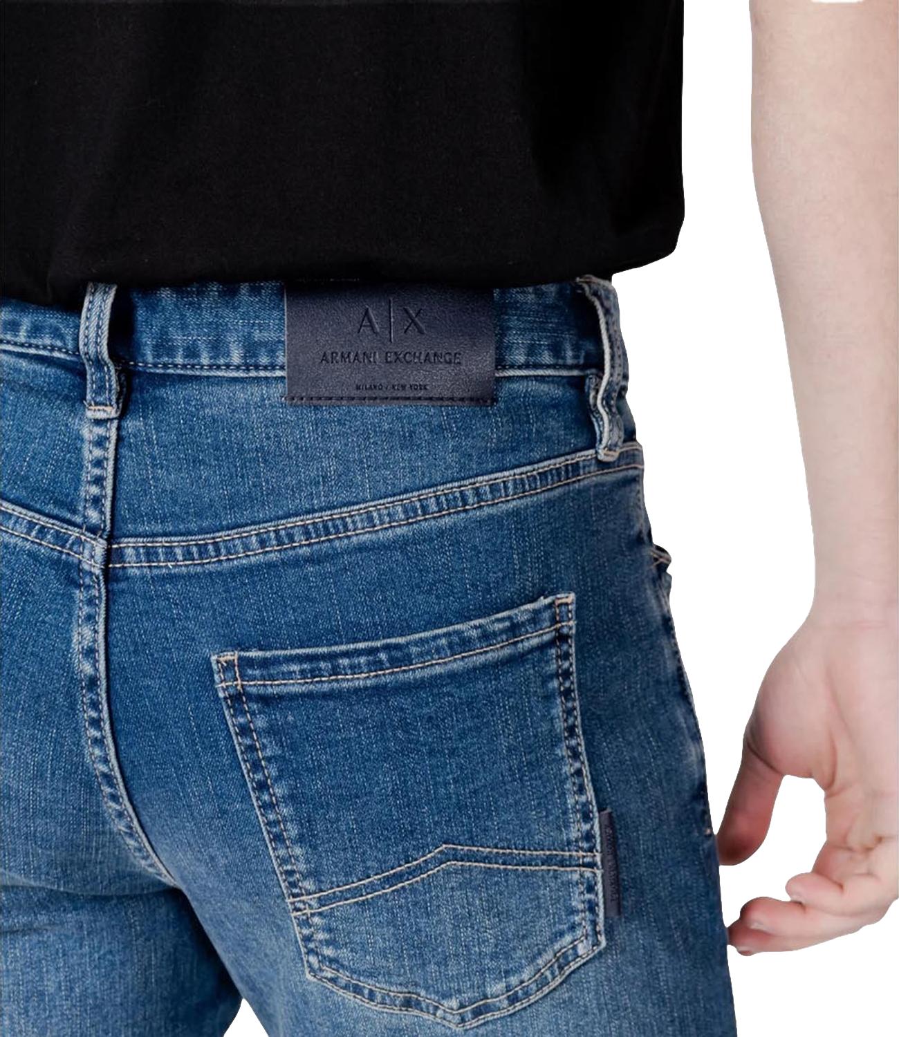 Armani Exchange Jeans da Uomo - Blue Denim - Xm000070af14266