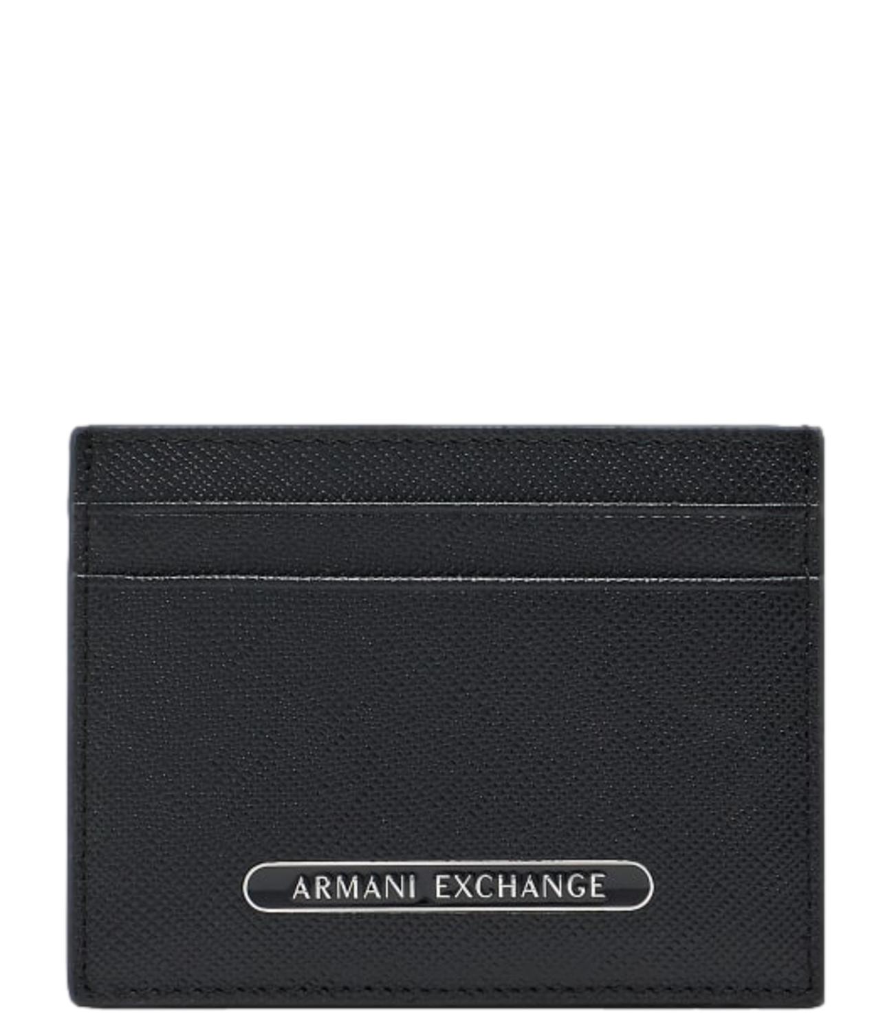 Armani Exchange Portacarte da Uomo - Black - Xm000169af12702
