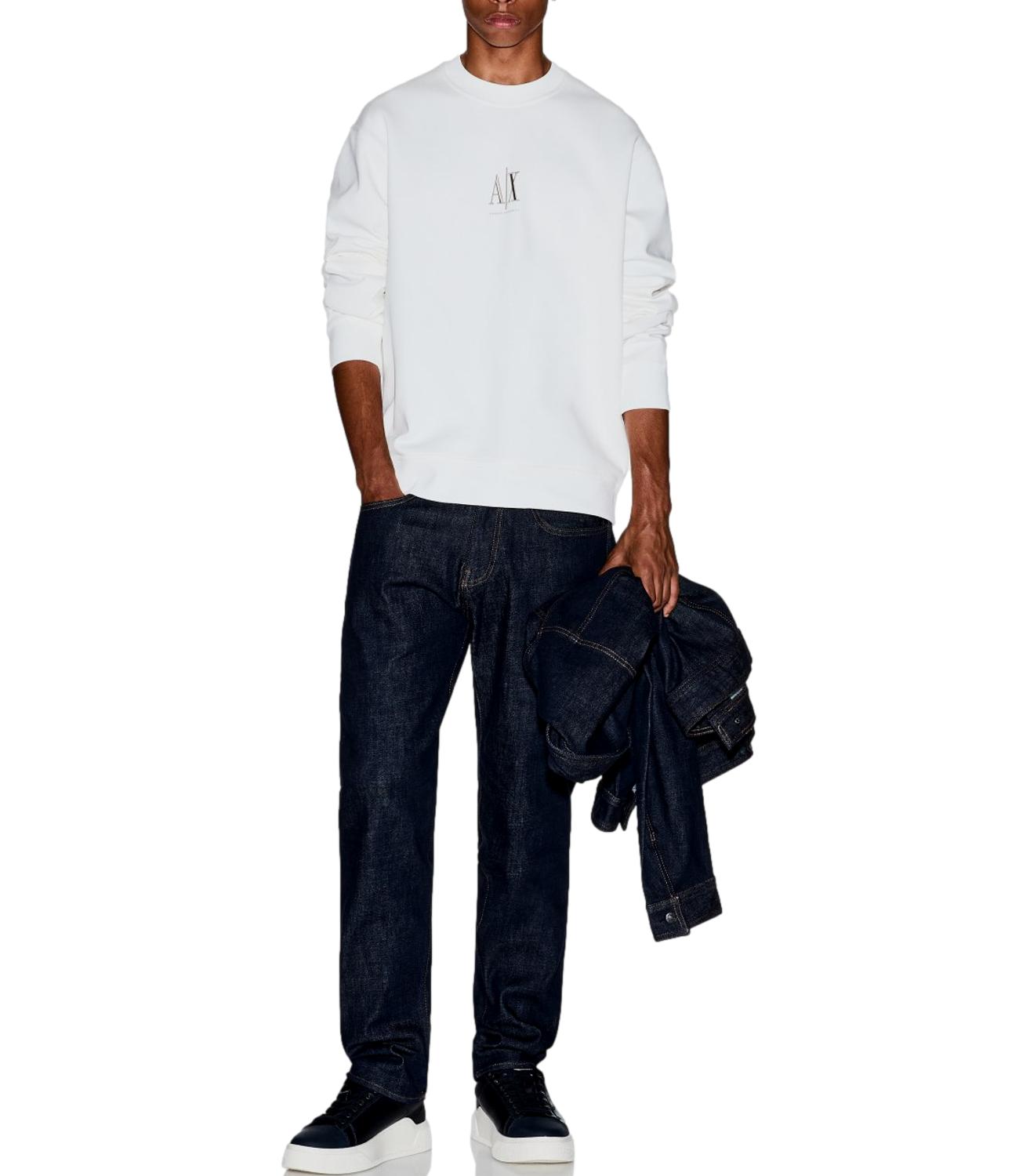 Armani Exchange Felpa da Uomo - Off White - Xm000368af10818