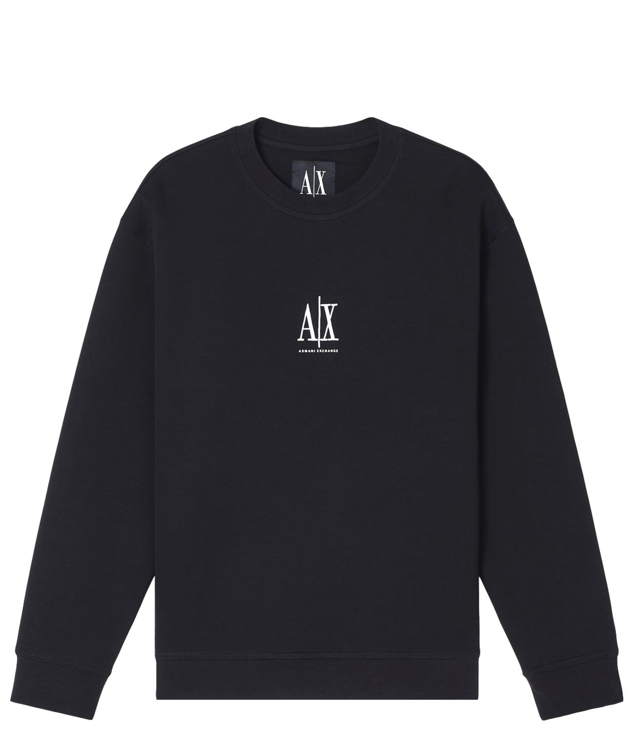 Armani Exchange Felpa da Uomo - Black - Xm000368af10818